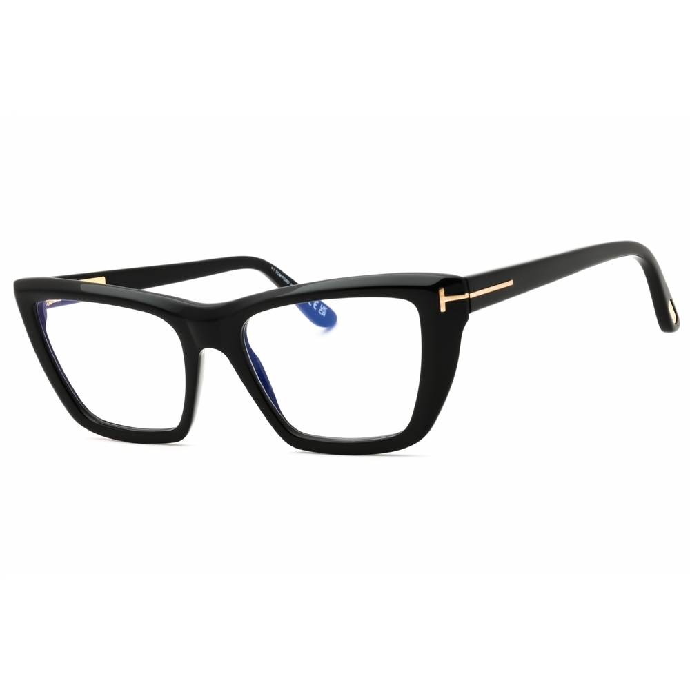 Tom Ford FT6047-B Eyeglasses 001 Shiny black acetate Cat eye